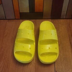 Shiny Neon With Gloss Crocs